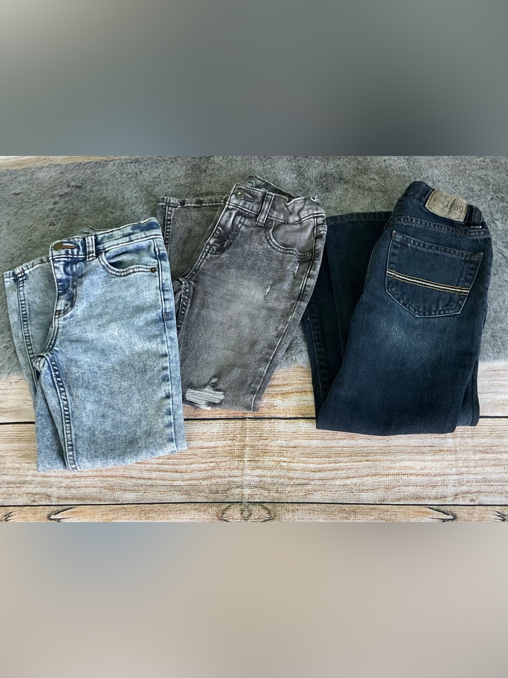 Kids Jeans Bundle 3 Piece Pants Lot Size 7